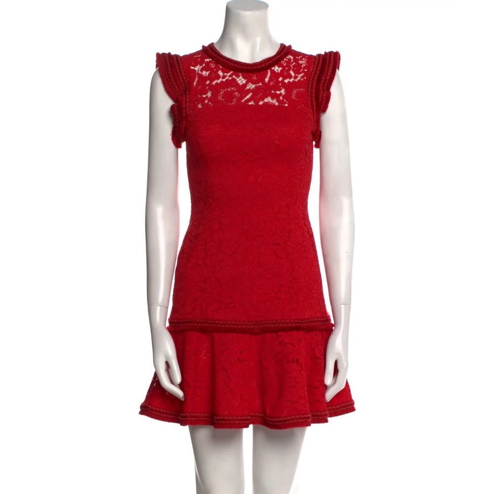 Alexis Red Lace Dress